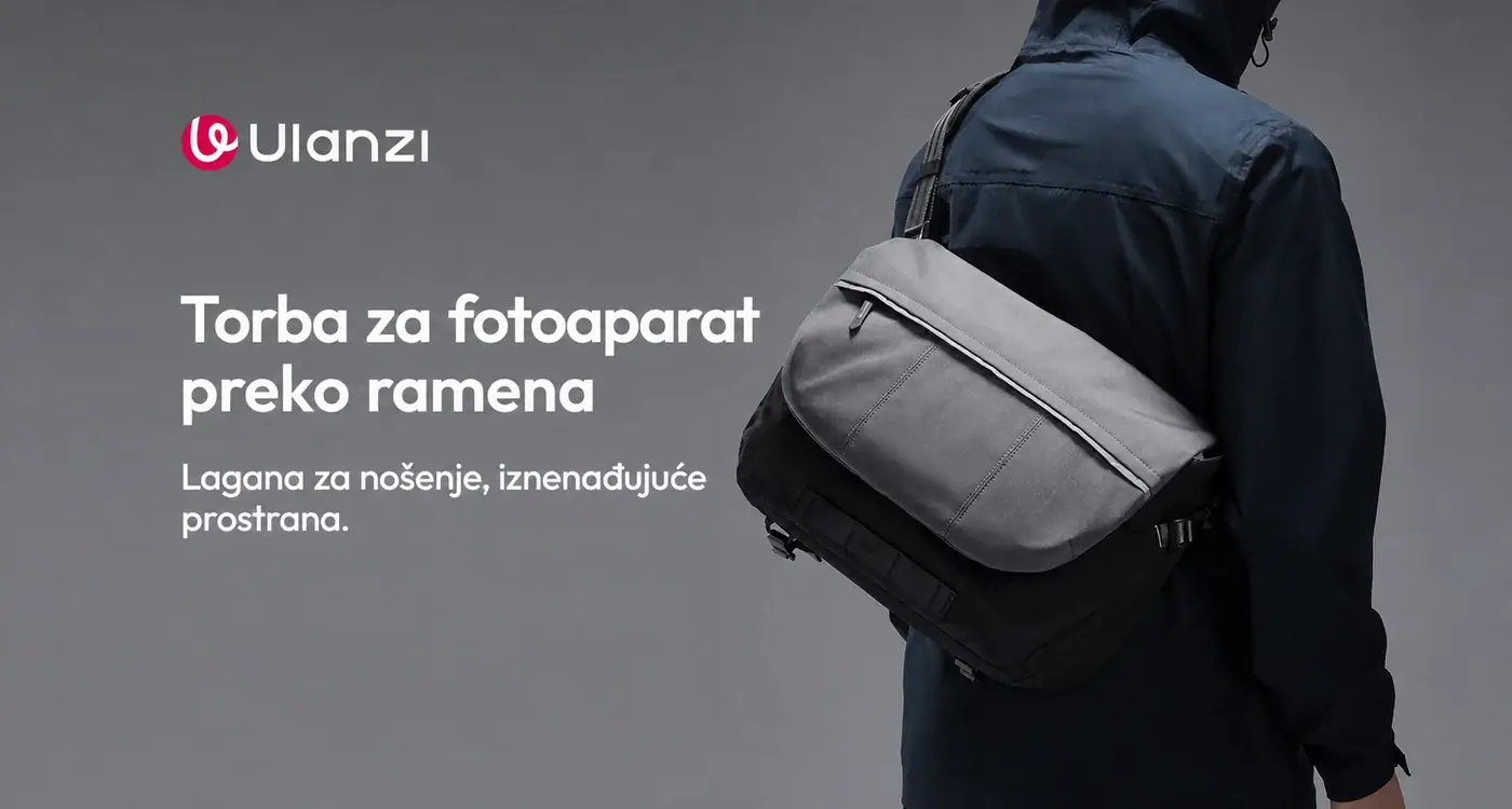 Ulanzi TE88 – lehká a prostorná brašna na fotoaparát přes rameno