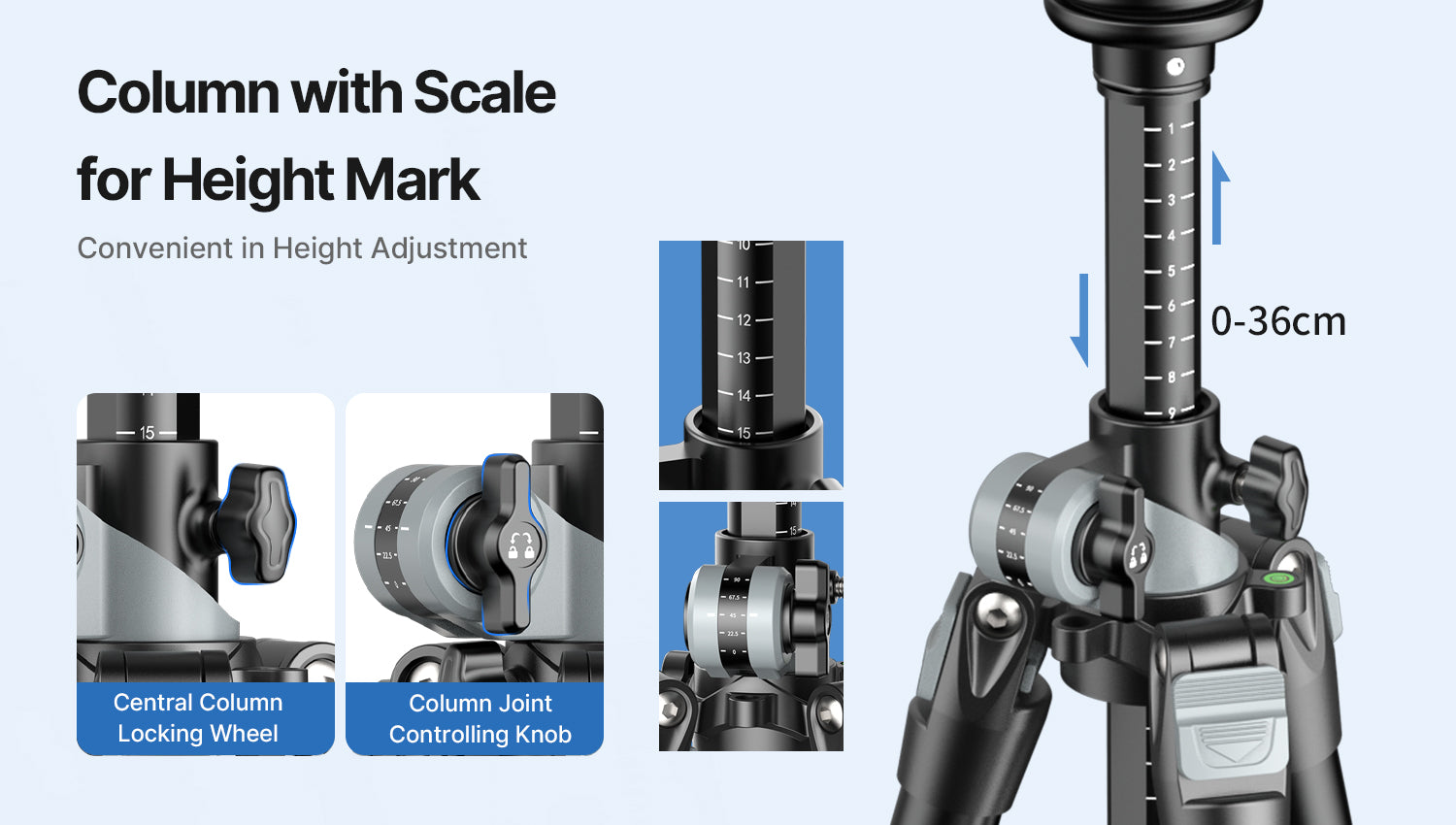 Ulanzi MT-59 vi&scaron;enamjenski monopod za kameru od legure aluminija