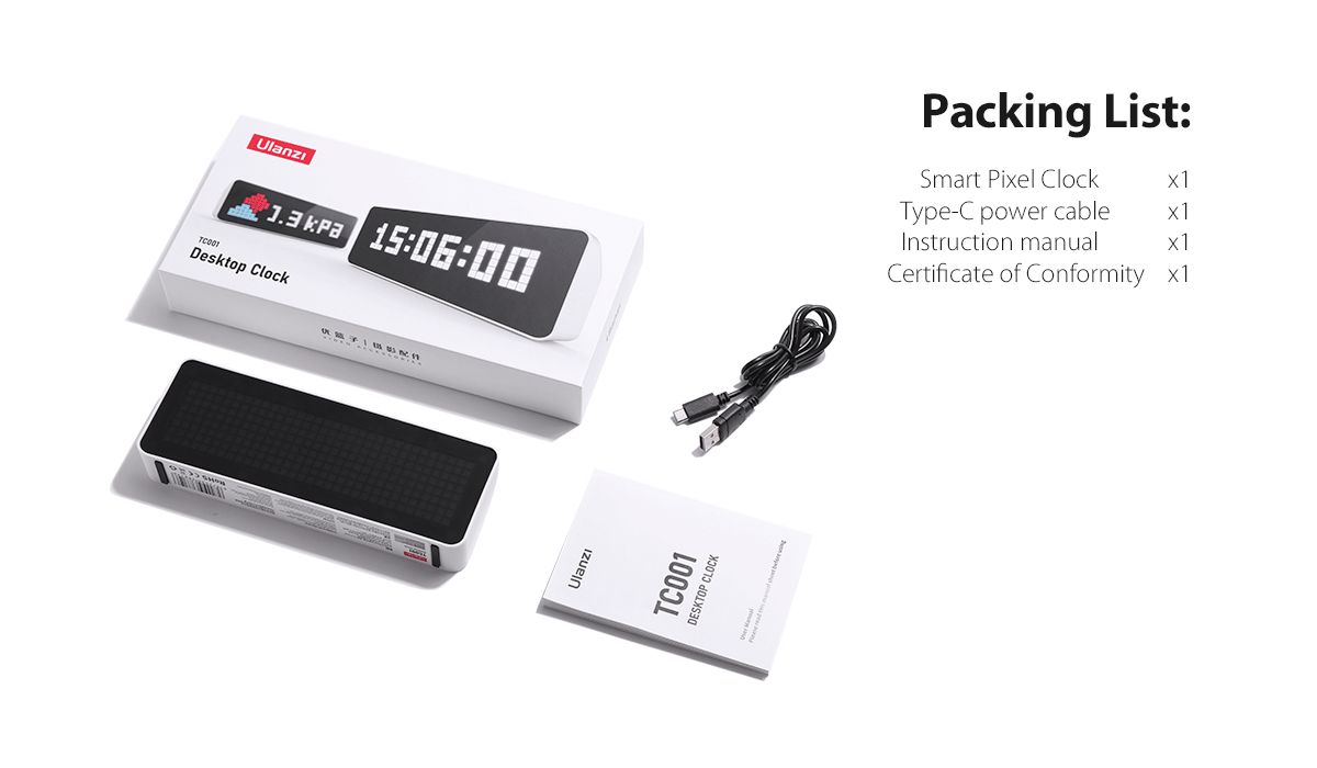 Ulanzi TC001 AWTRIX pametni piksel sat