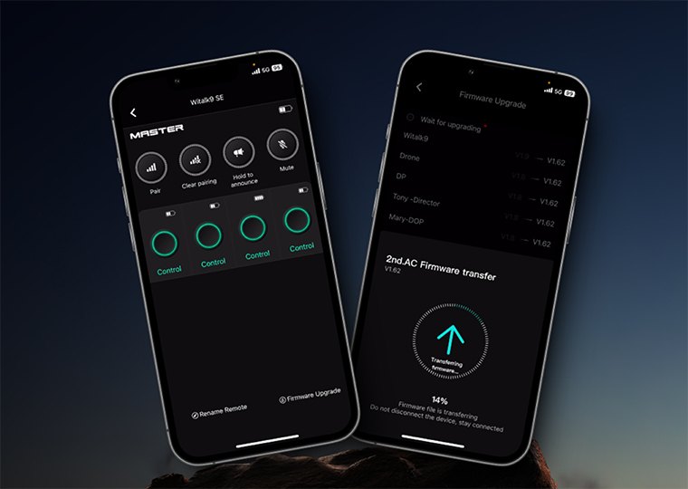 Saramonic WiTalk9 SE 5S – Aplikacija Saramonic