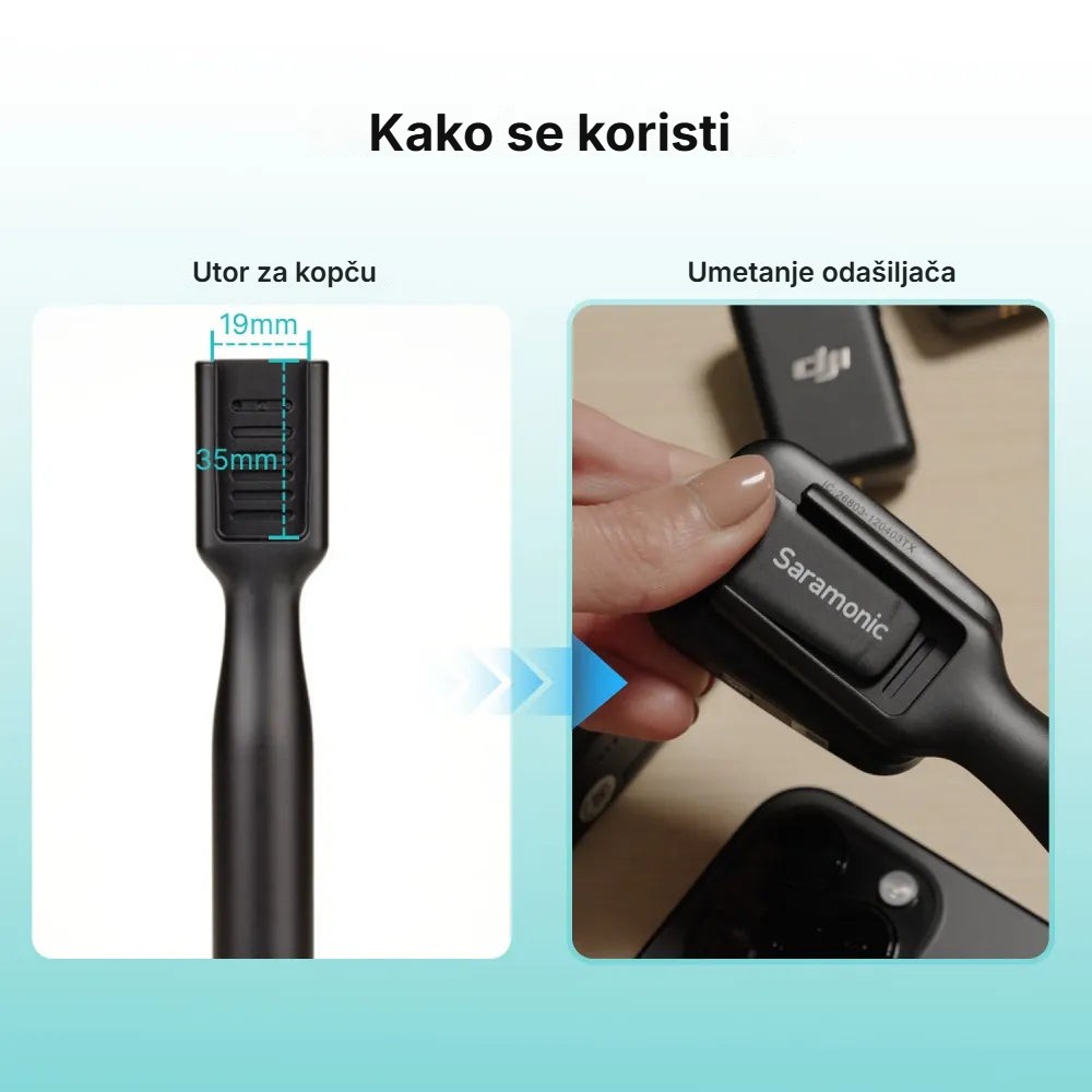 Saramonic SR-MH1 – Utor 19 × 35 mm