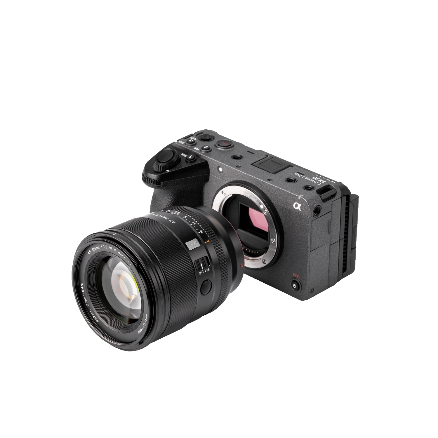 Ovládání a konstrukční prvky Viltrox AF 56mm F1.2 Pro E