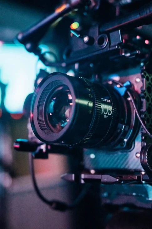 Objektiv Vespid Prime2 na filmskoj kameri