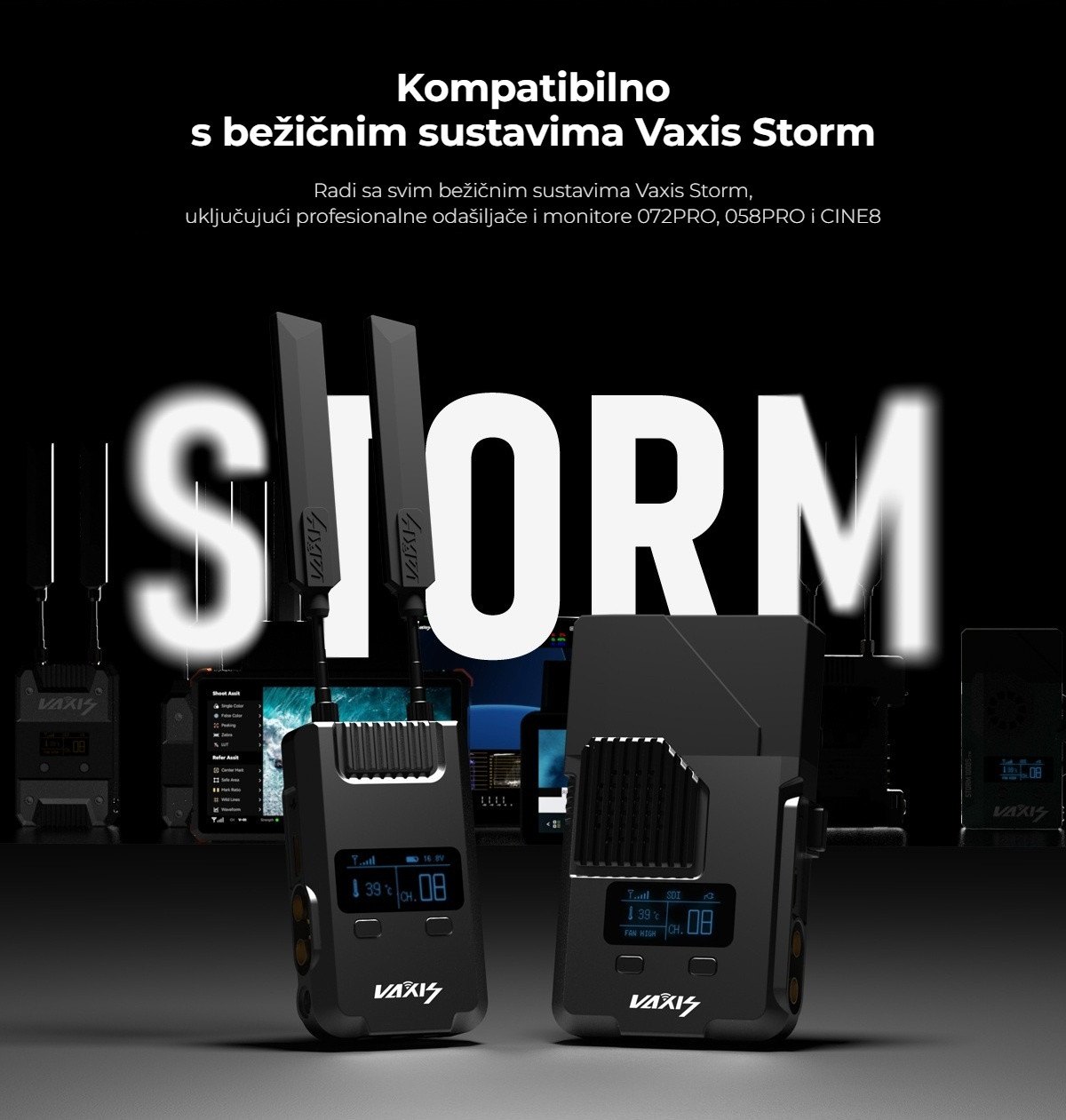 Kompatibilno sa serijom Storm