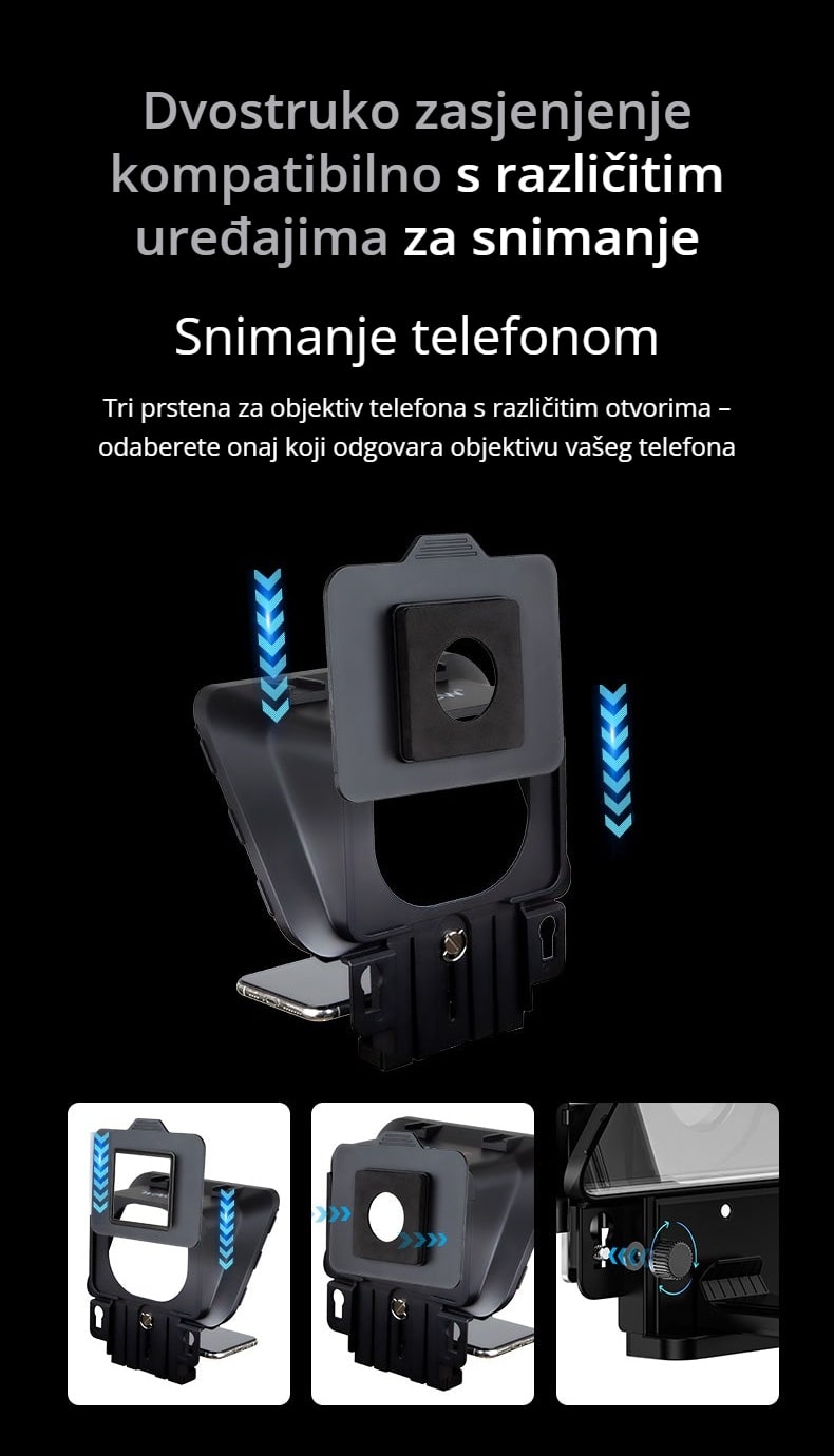 Zasjenjenje za snimanje telefonom