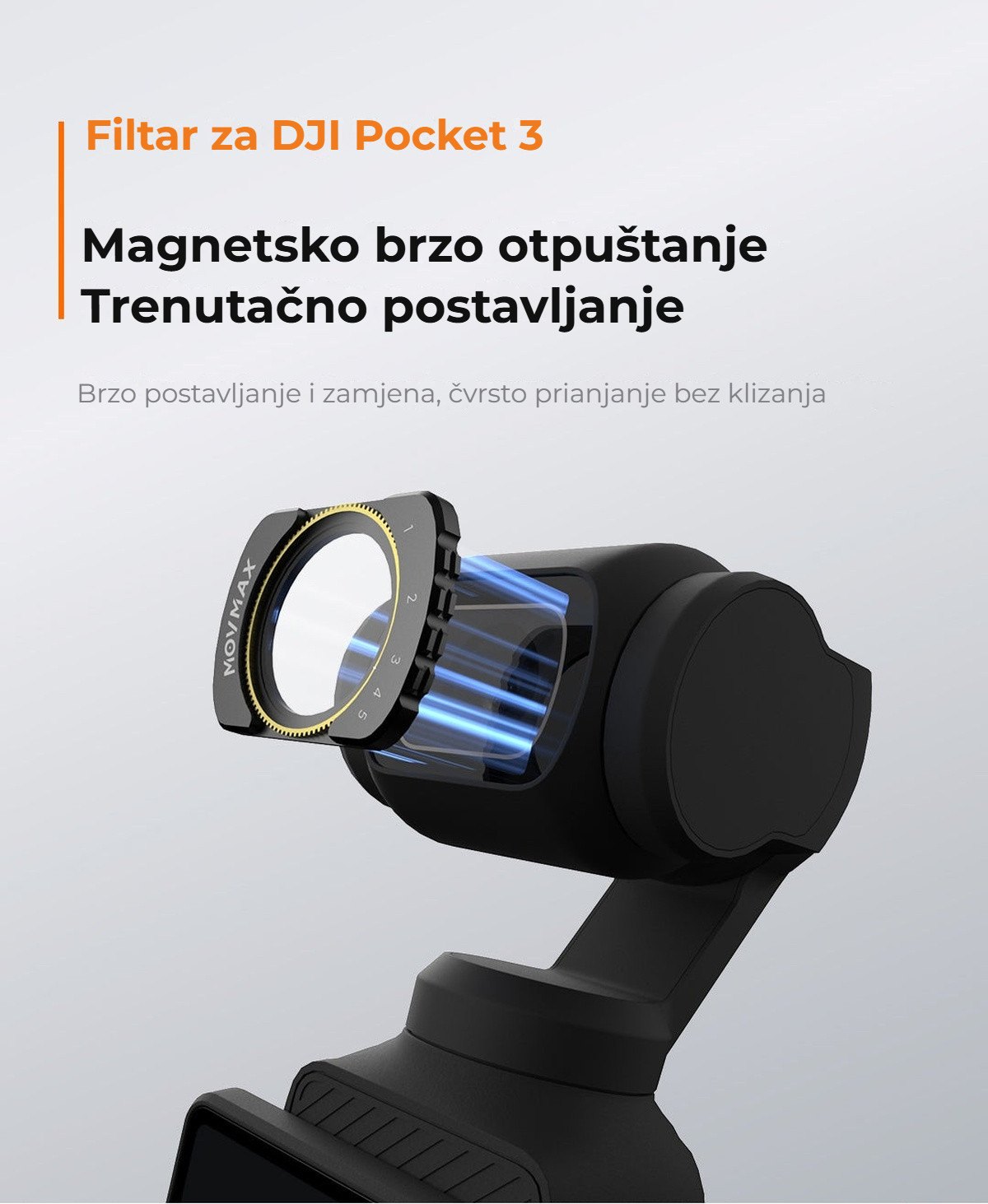 Magnetsko postavljanje u trenu