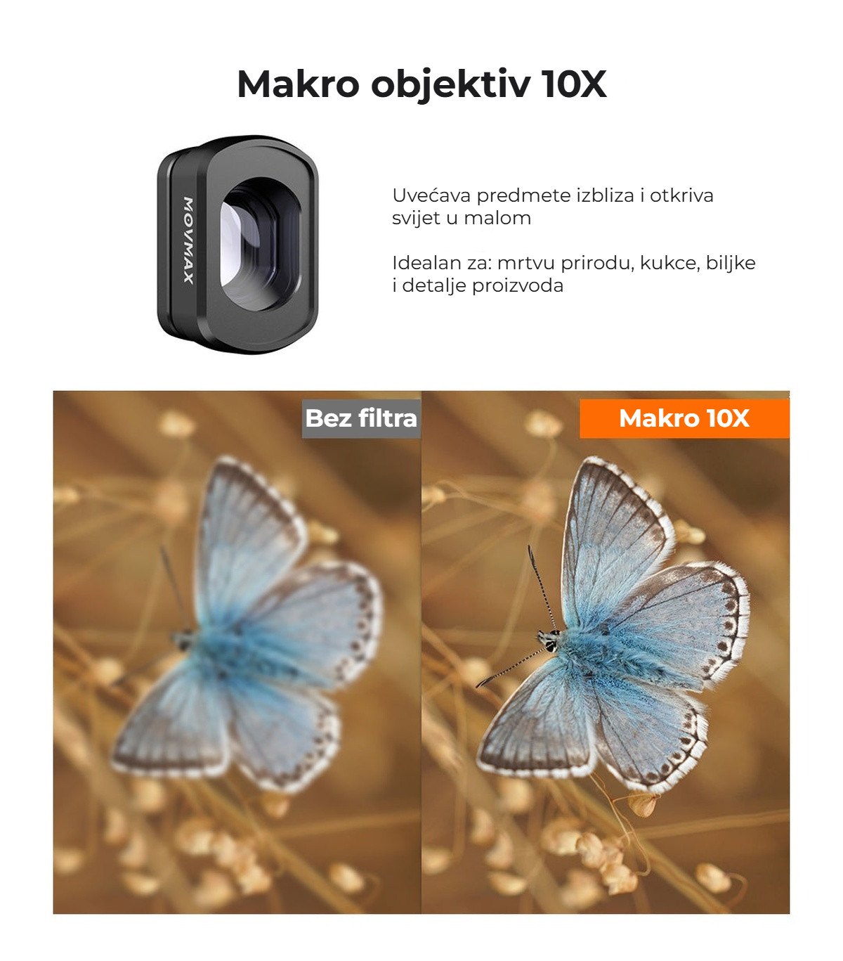 Makro objektiv 10X