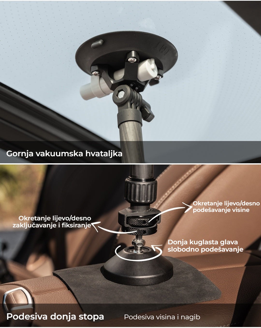 Hvataljka i podesiva stopa