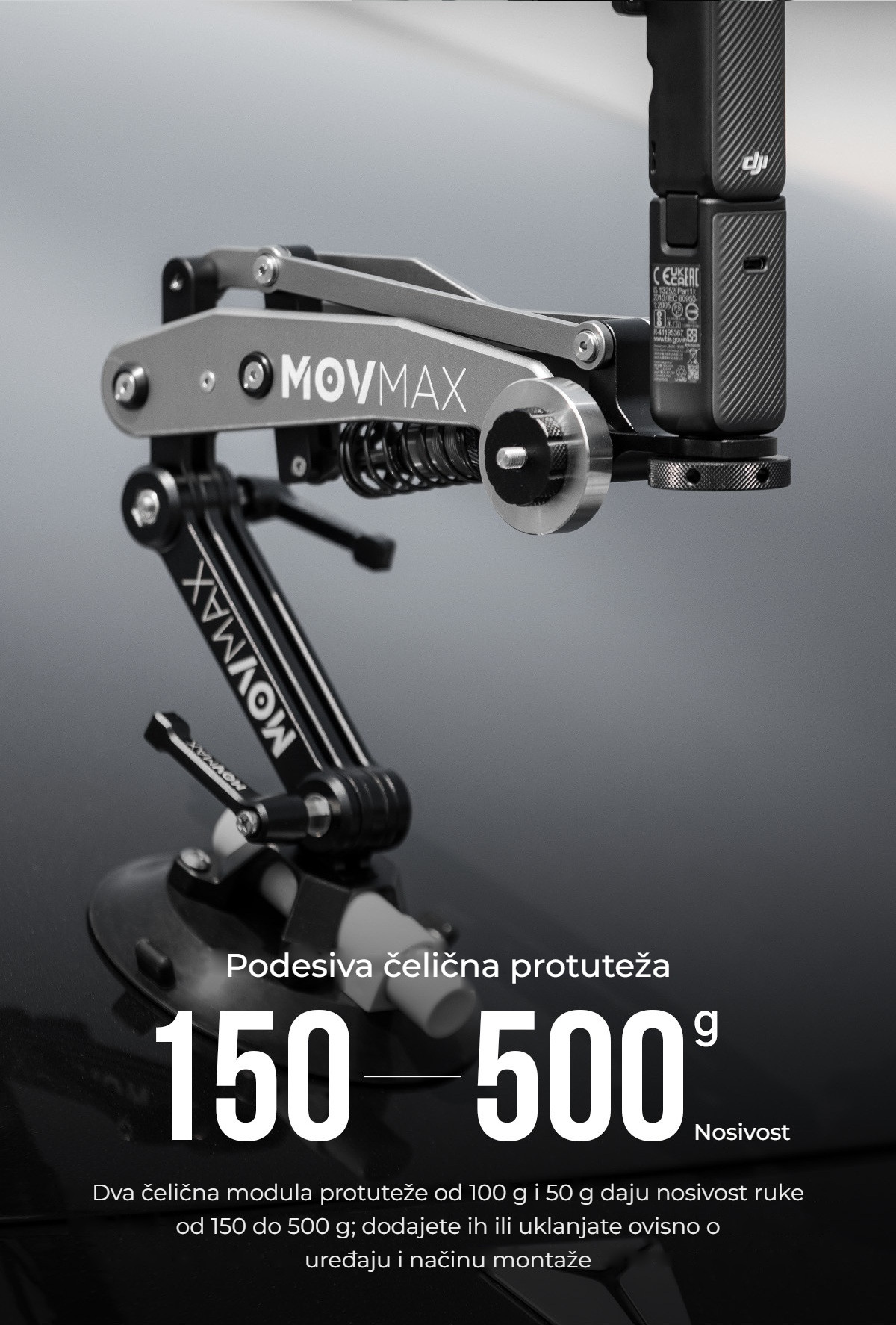 Nosivost od 150 do 500 g
