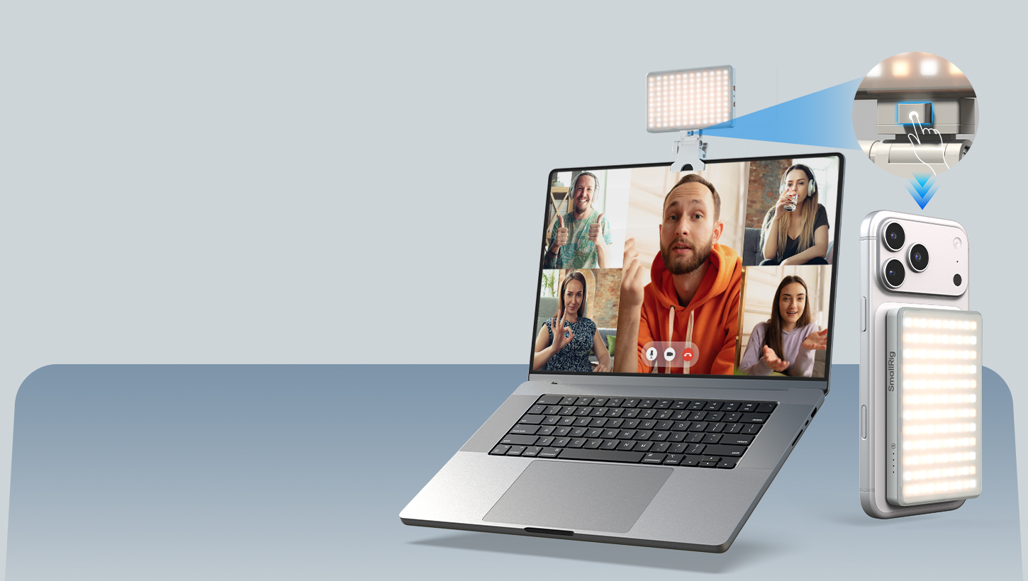 KATEGORIJA/Rasvjetni sustav/Džepna LED video svjetla M3 Pričvrstivo LED video svjetlo s kopčom za mobitel / stolno računalo / prijenosno računalo - SKU:5505/