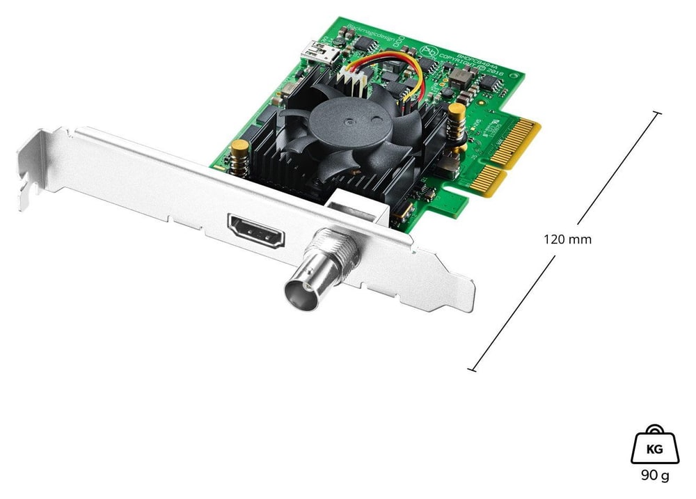 DeckLink Mini Monitor 4K – Niski profil, dva nosača