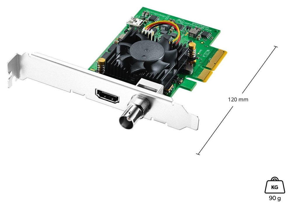 DeckLink Mini Recorder 4K – Niski profil, dva nosača