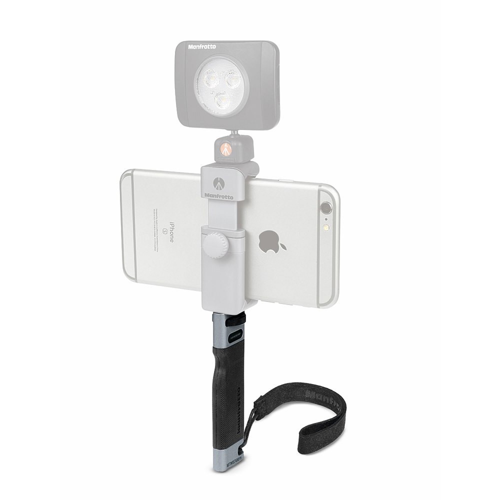 Manfrotto HandGrip sa stezaljkom TwistGrip i pametnim telefonom