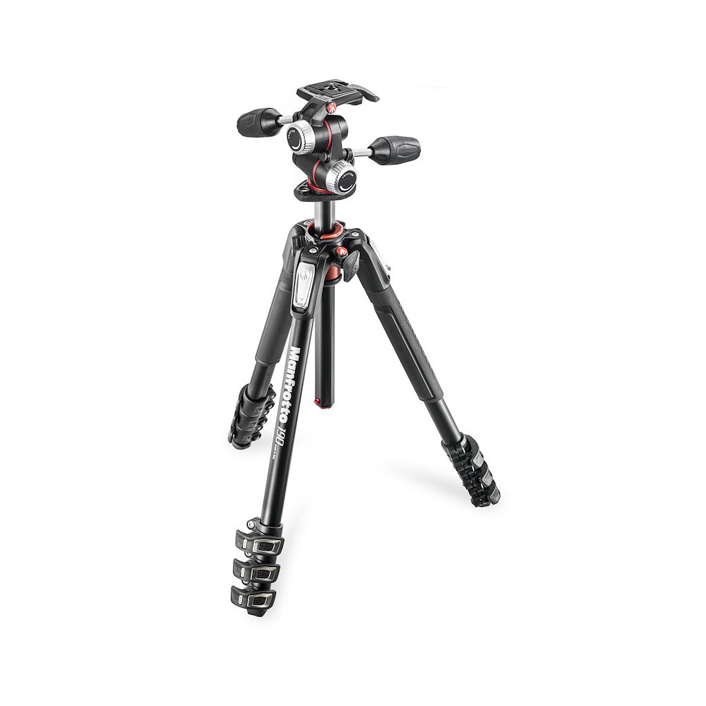 Manfrotto MK190XPRO4-3W četverodijelni aluminijski stativ s trosmjernom glavom XPRO