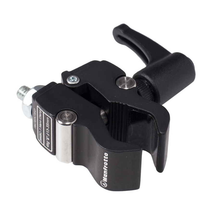 Manfrotto 386BC-1 Nano Clamp s priloženim adapterom 147