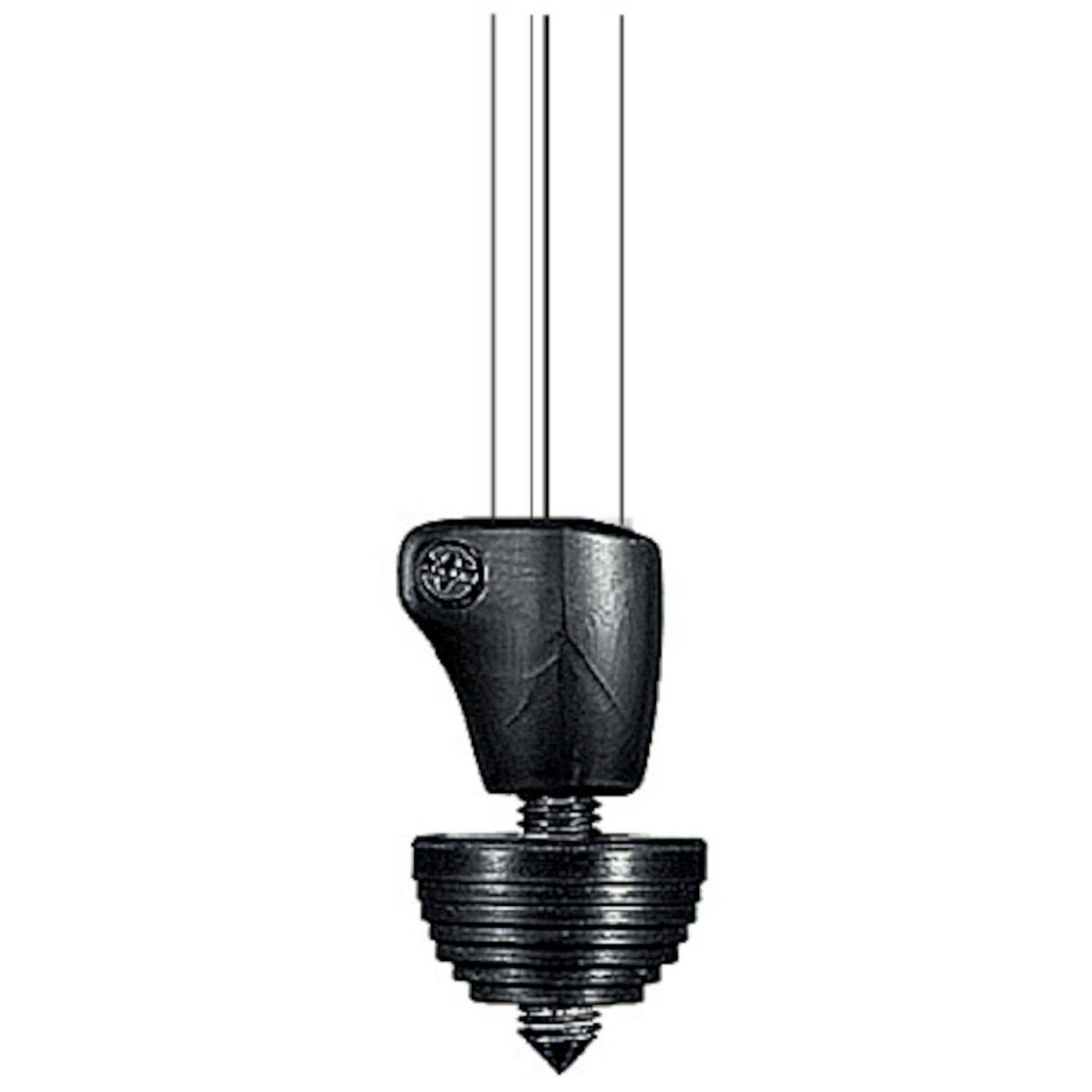 Manfrotto 695SP2 gumena nožica s metalnim šiljkom, prikaz montaže