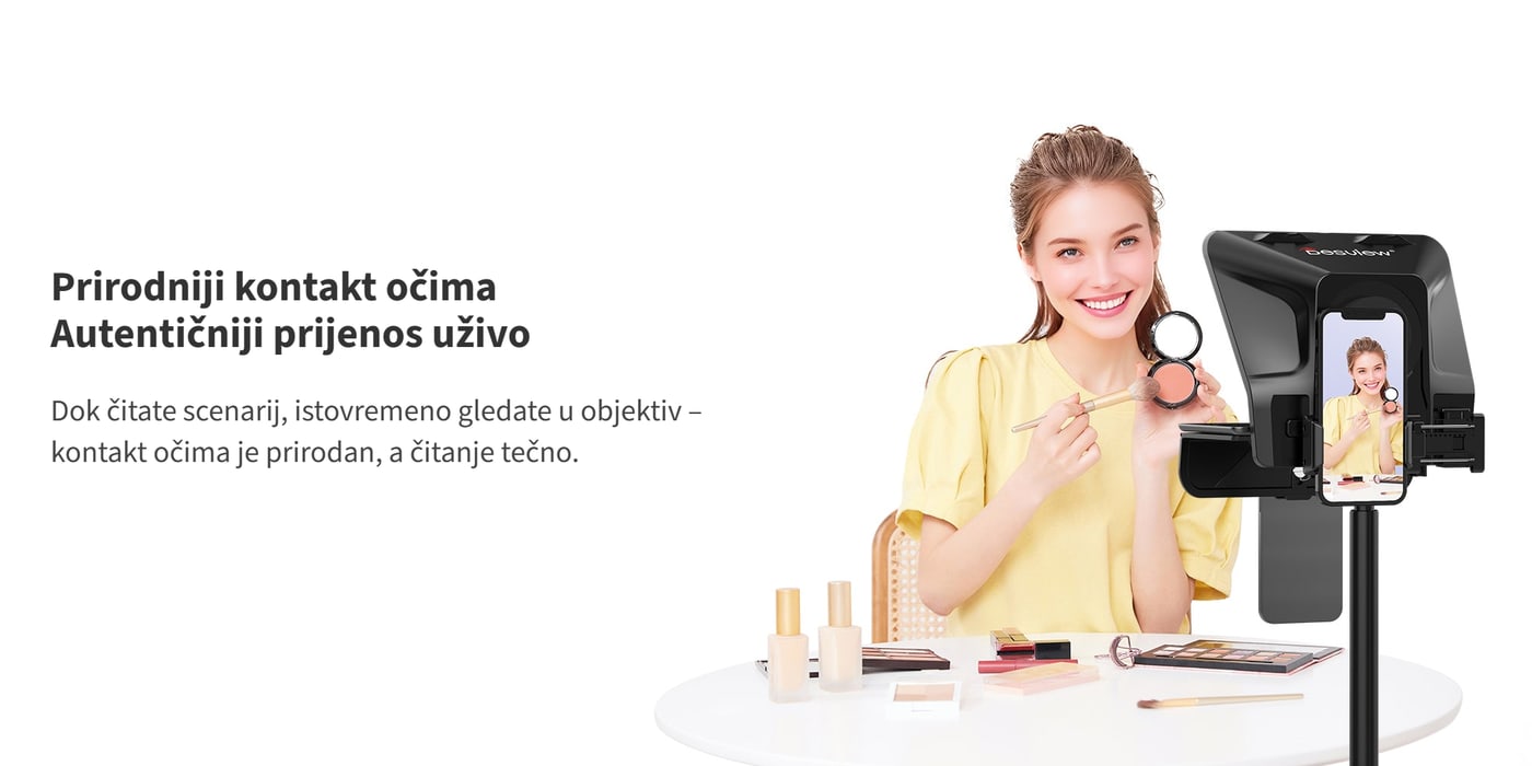 Pogled u objektiv umjesto u papir