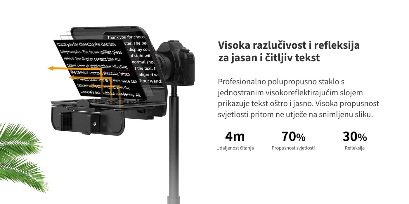 Polupropusno staklo 70/30