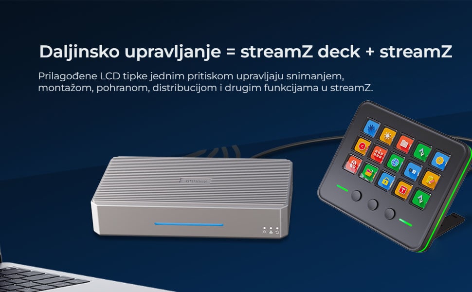 Upravljačka ploča streamZ deck
