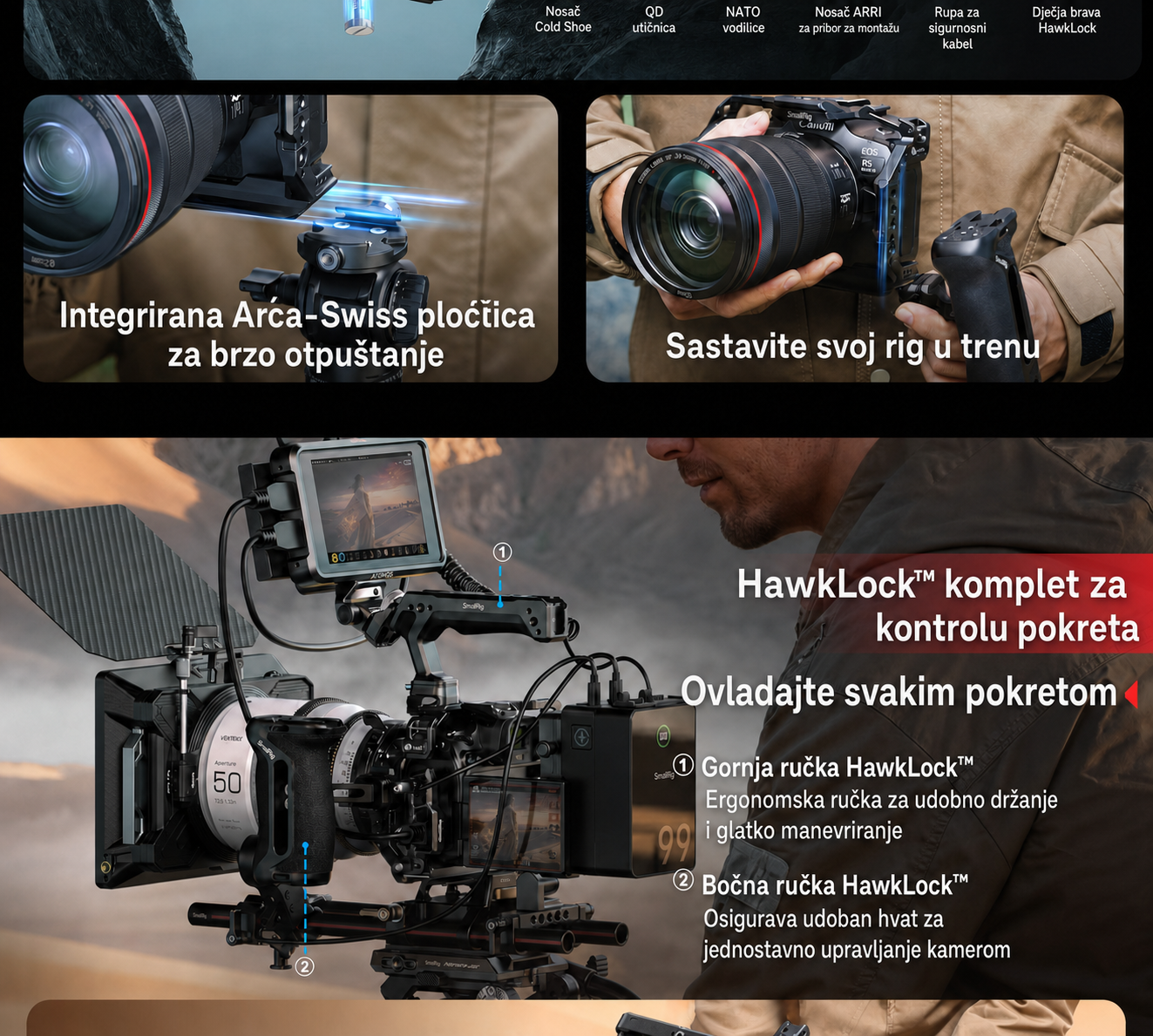 SmallRig Canon R6 family – 3/8