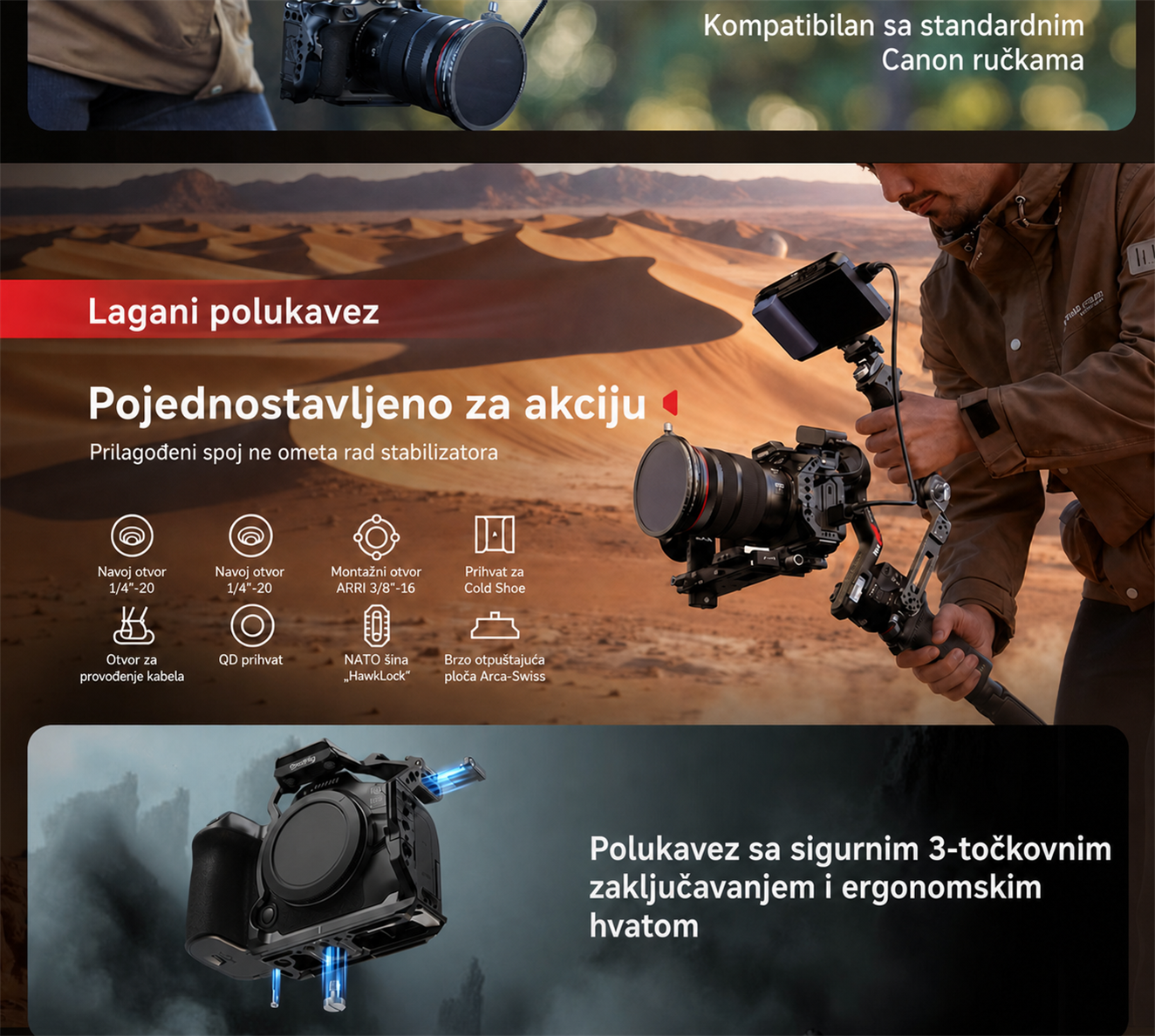 SmallRig Canon R6 family – 5/8