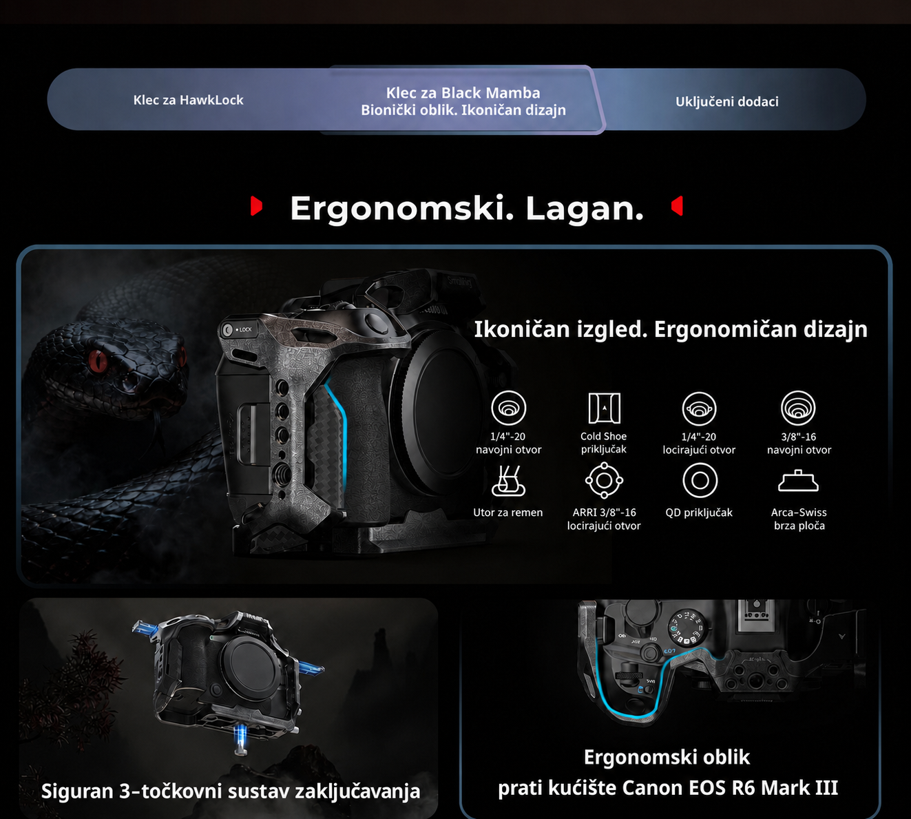 SmallRig Canon R6 family – 6/8
