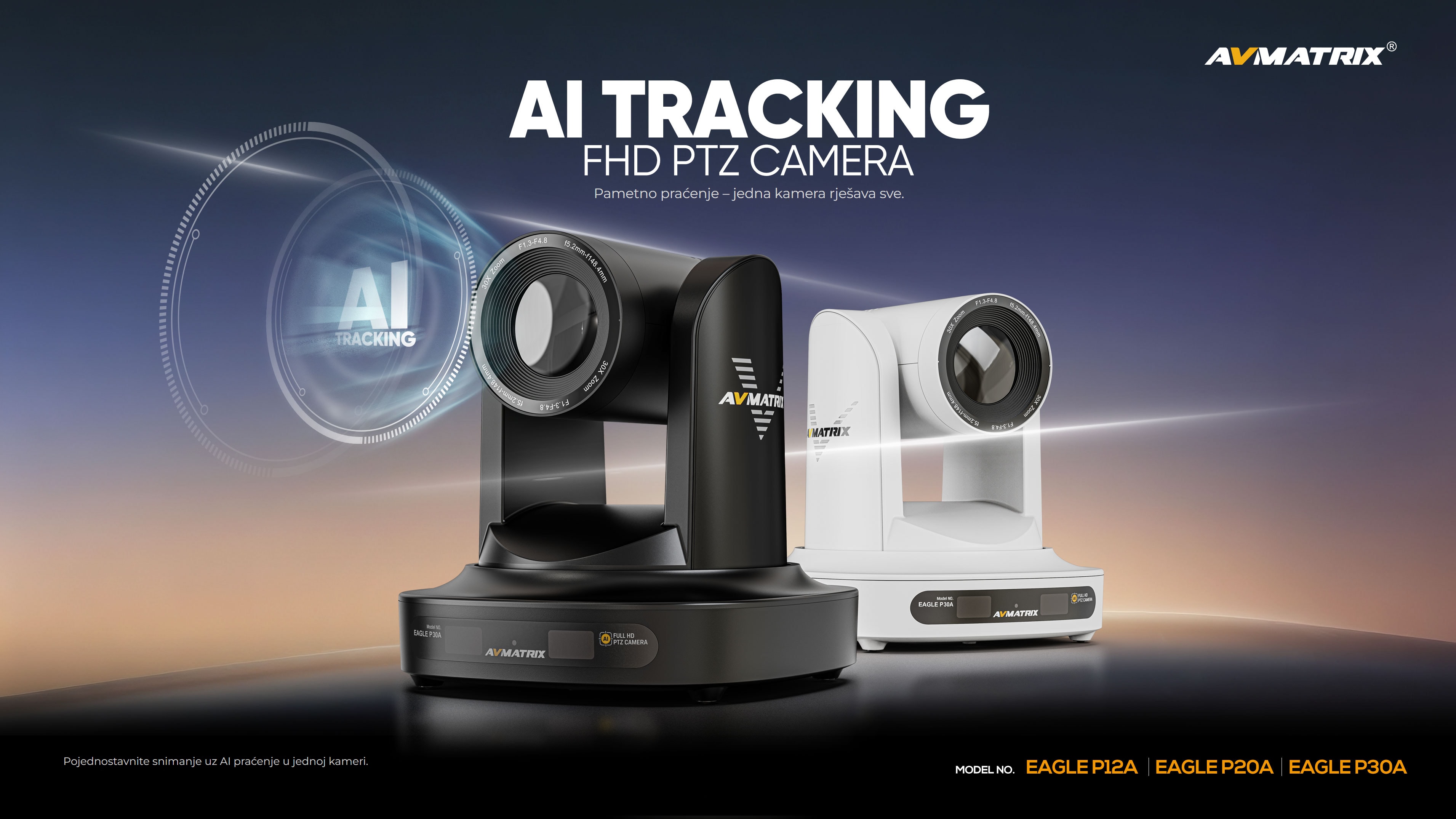 AVMatrix PTZ Camera EAGLE P20A-NDI