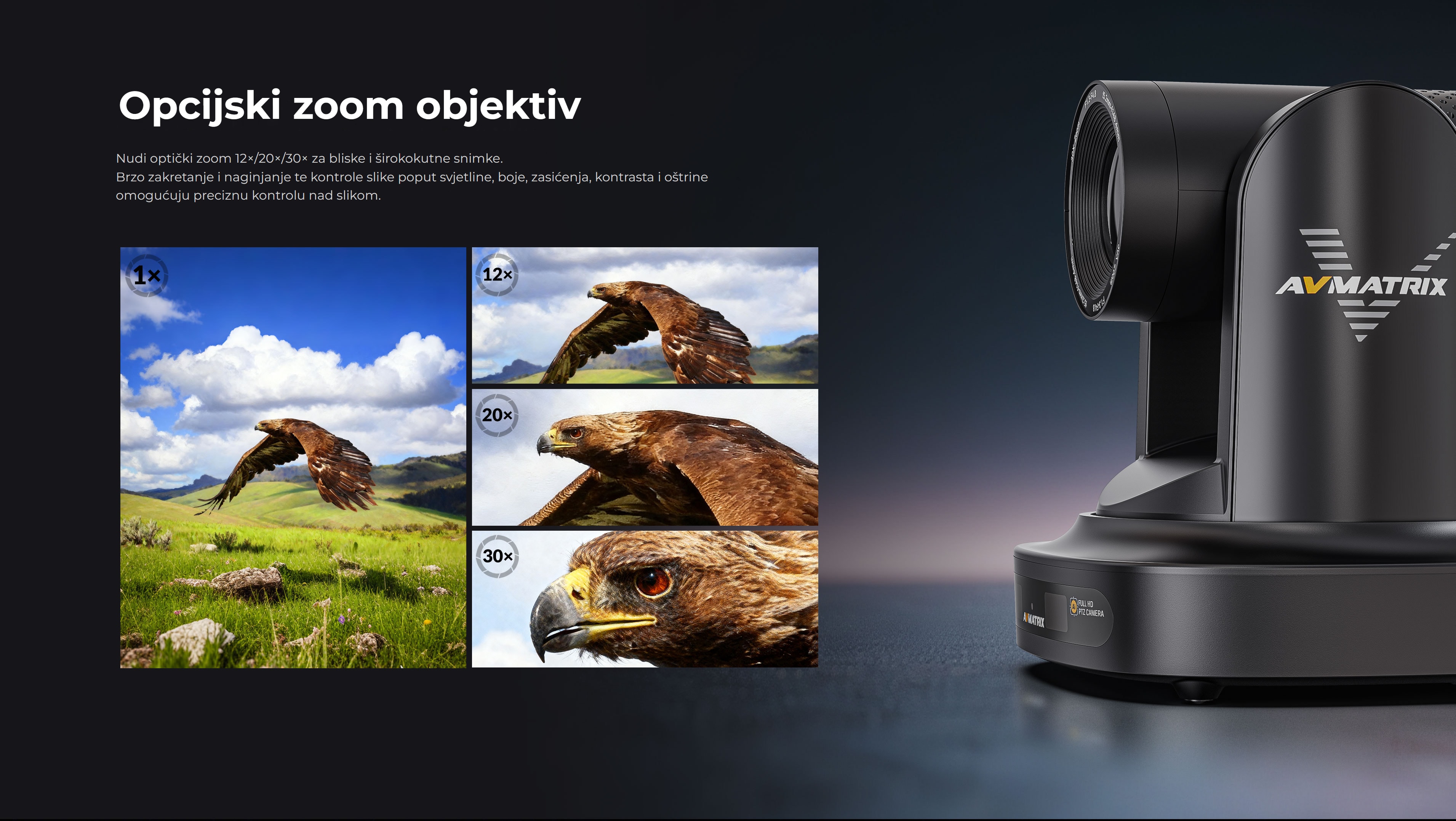 AVMatrix PTZ Camera EAGLE P20A-NDI
