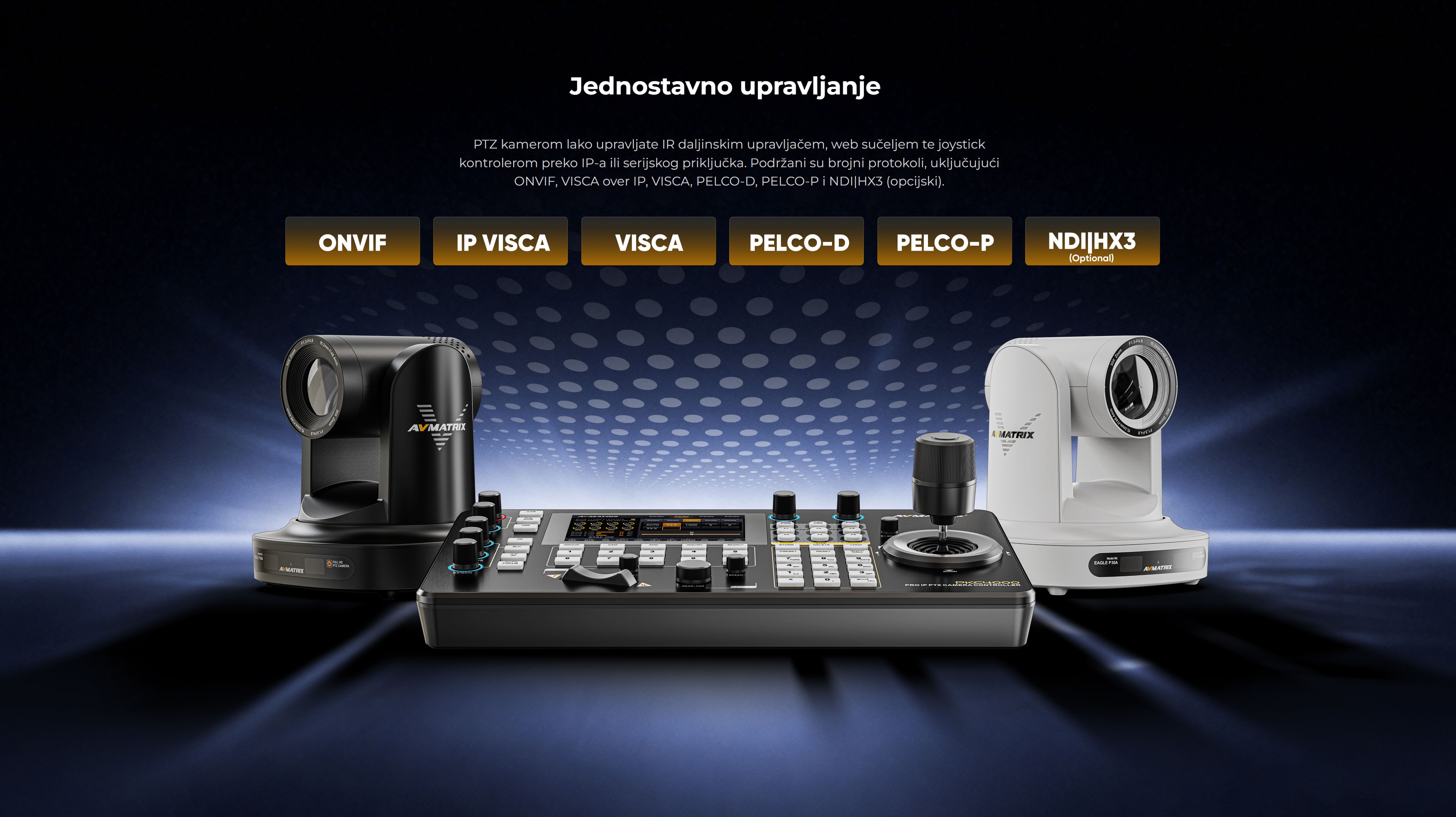 AVMatrix PTZ Camera EAGLE P20A-NDI
