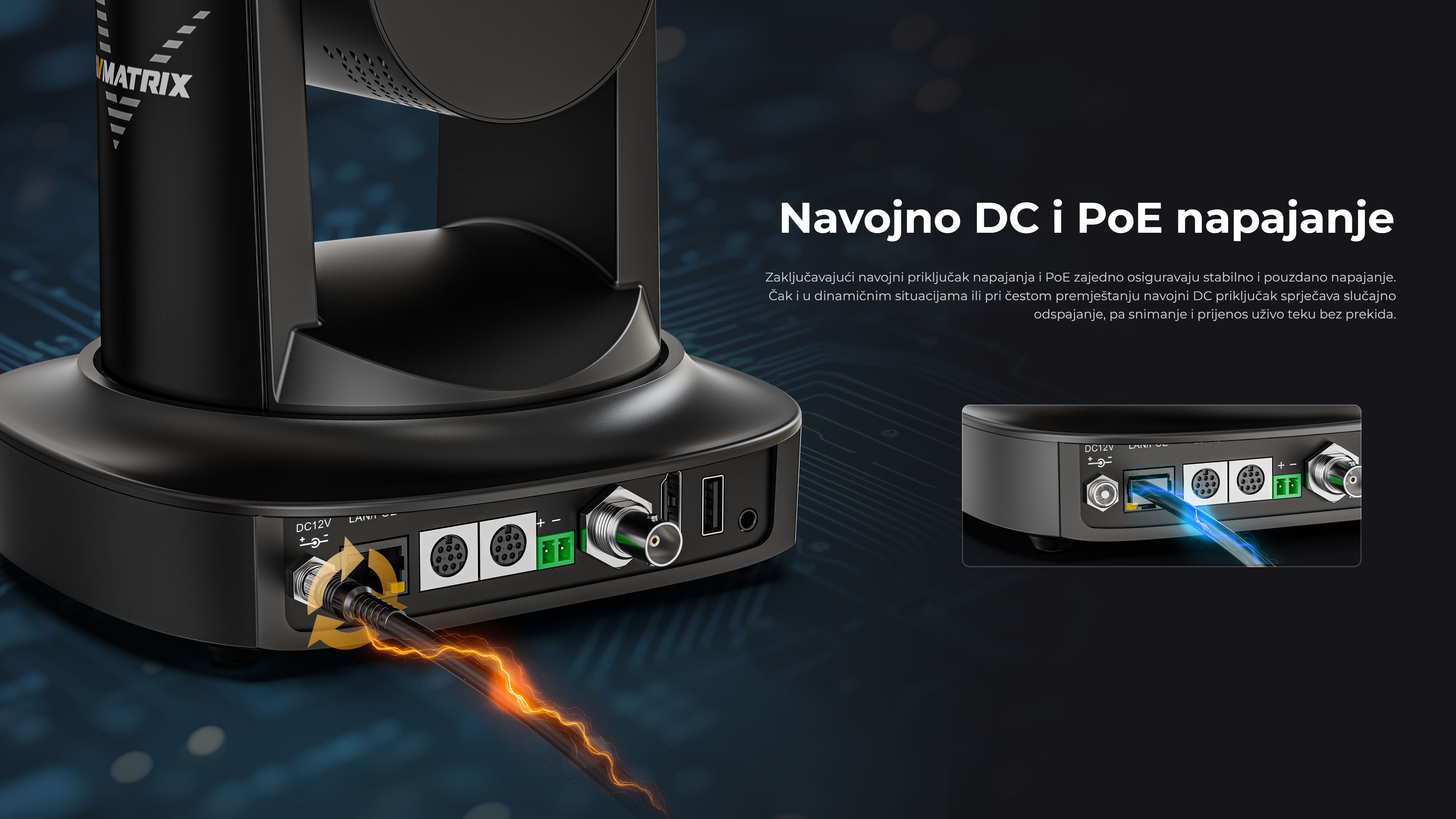 AVMatrix PTZ Camera EAGLE P20A-NDI