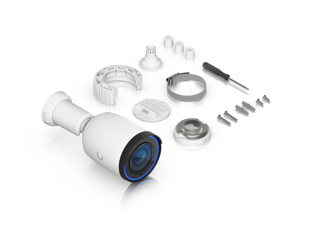 Ubiquiti UniFi Protect G6 Pro Bullet, bijela – Montaža na zid, strop ili stup