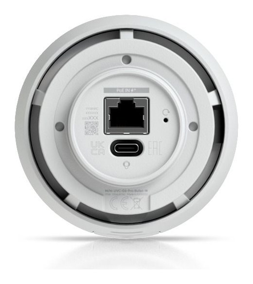 Ubiquiti UniFi Protect G6 Pro Bullet, bijela – Jedan PoE+ kabel, zvuk i microSD kartica