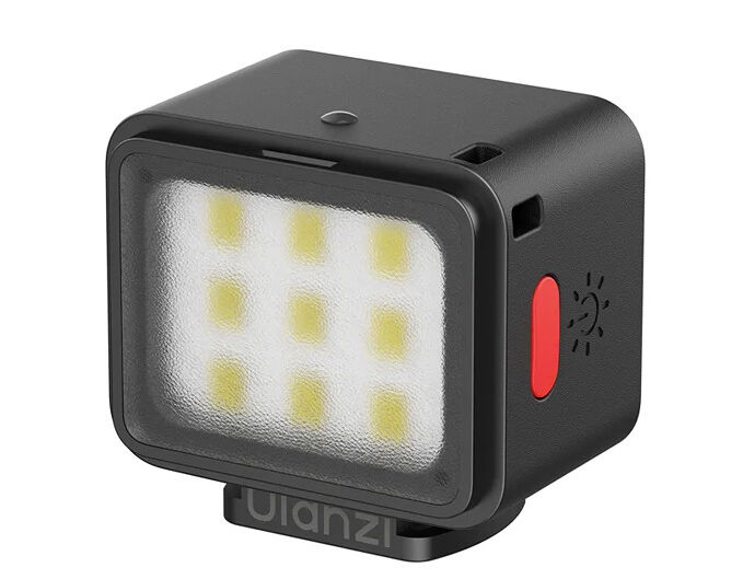 Černé mini LED světlo Ulanzi DG01 Cube