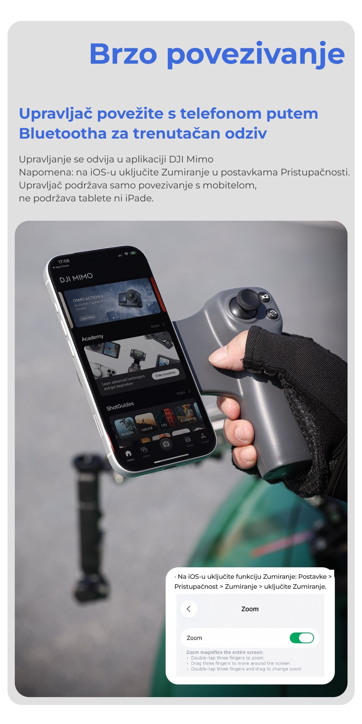 Brzo povezivanje putem Bluetootha