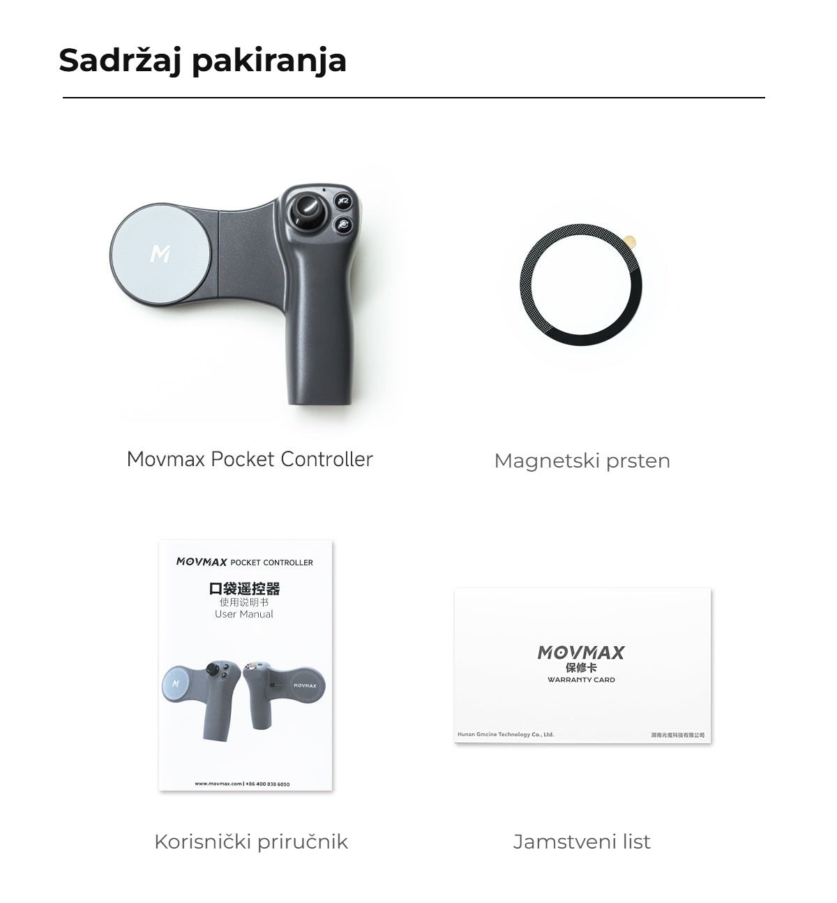 Sadržaj pakiranja