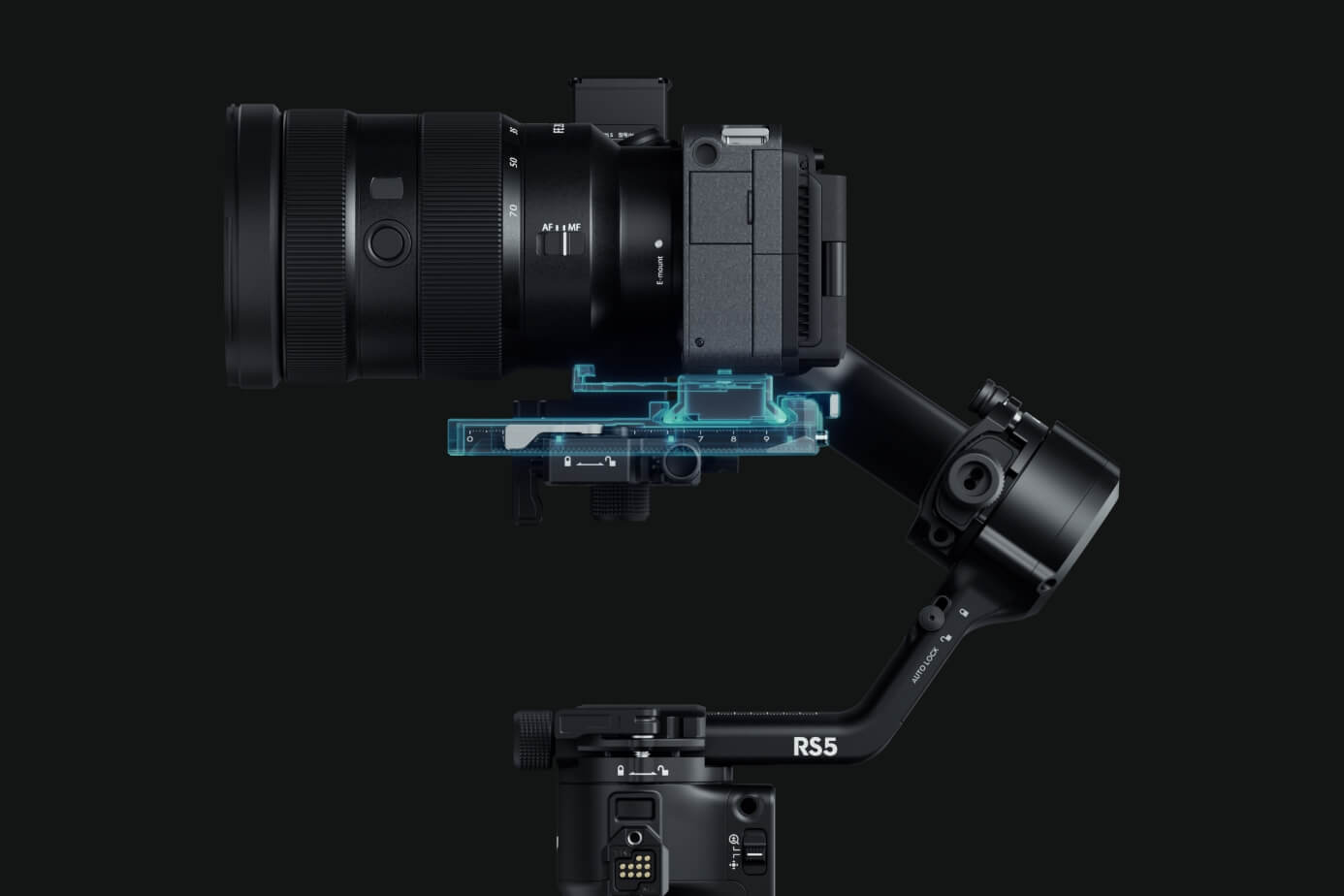 DJI RS 5 – Brzi prijelaz u uspravni način rada