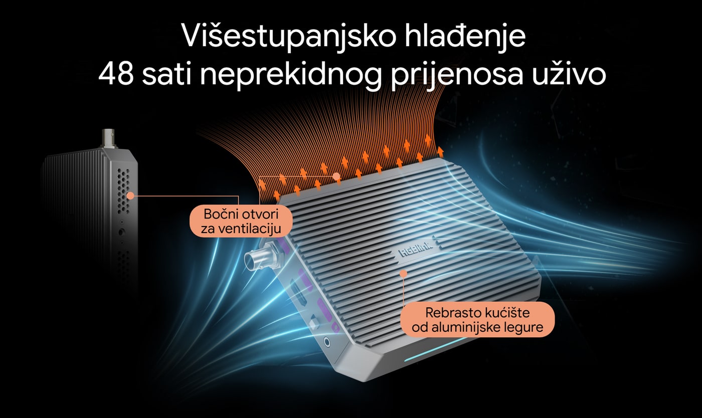 Hlađenje za 48 sati neprekidnog prijenosa