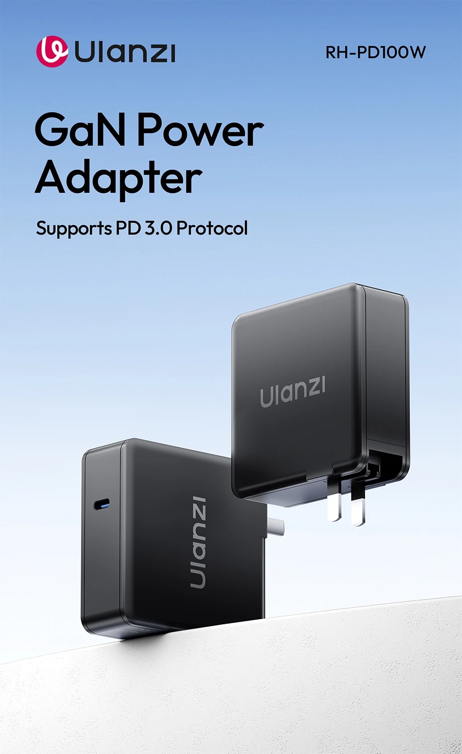 Ulanzi RH-PD100W GaN USB-C adapter