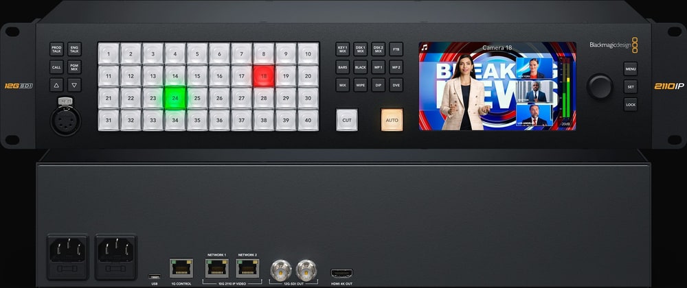 ATEM Monitoring Rack Panel 40 – Nadzor izravno u racku