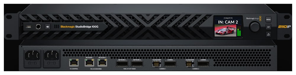 Blackmagic StudioBridge 100G – Dva kanala, jedan otporan signalni lanac