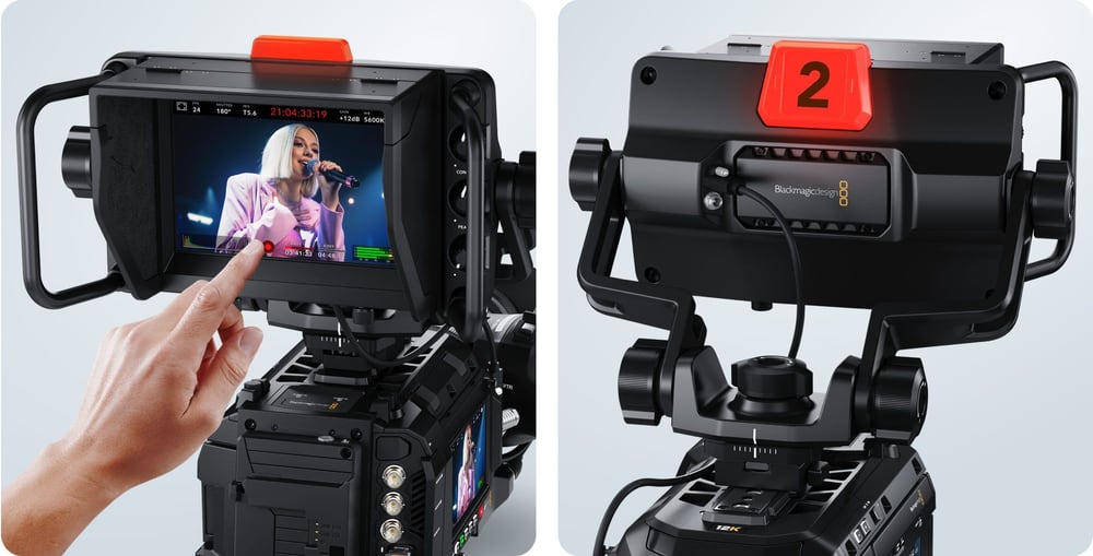 Blackmagic Design URSA Cine Studio Viewfinder – Zglobni nosač i hvataljke