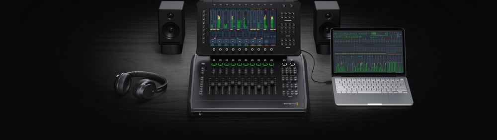 Blackmagic Design Fairlight Live Audio Panel 10 – Kanalski moduli i zasloni na dodir