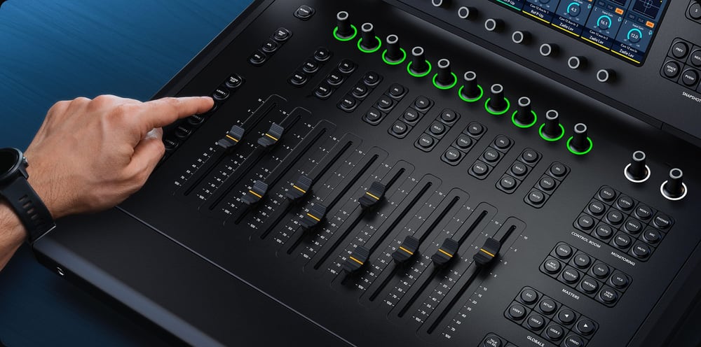 Blackmagic Design Fairlight Live Audio Panel 10 – Gornji red: funkcije i obrada