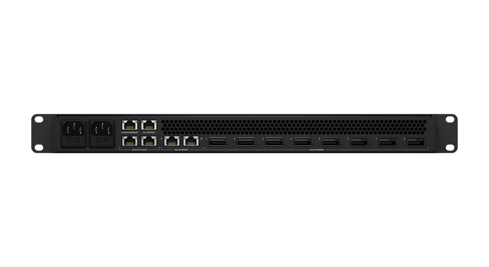 Stražnji priključci uređaja Blackmagic Ethernet Switch 820