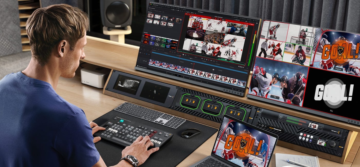 HyperDeck ISO Recorder 100G – Ponavljanja uživo u DaVinci Resolveu