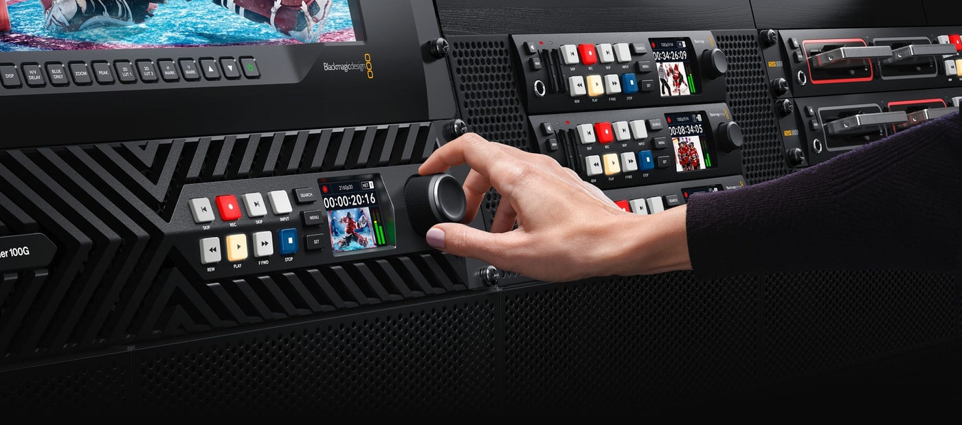 HyperDeck ISO Recorder 100G – RS-422 za televizijsku automatizaciju