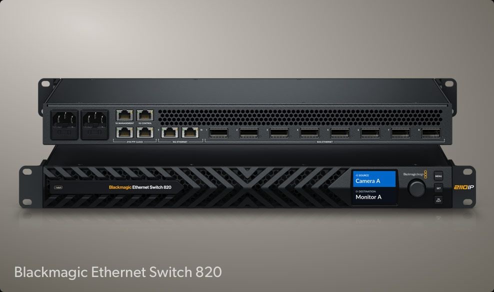 HyperDeck ISO Recorder 100G – Izravno u 100G preklopnik