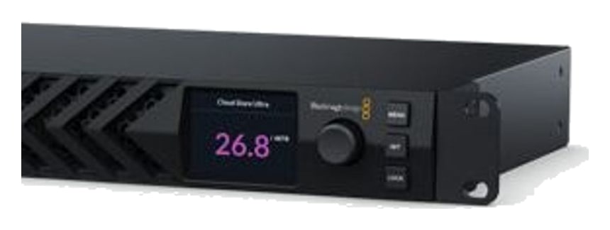 Blackmagic Design Cloud Store Ultra 48TB – LCD i stanje pohrane izravno na uređaju
