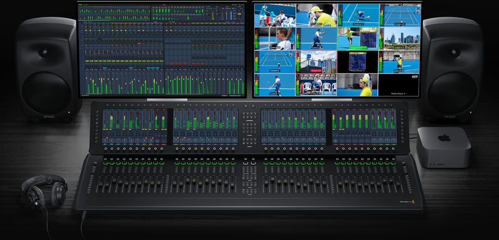 Blackmagic Design Fairlight Live Audio Panel 40 – Kanalski moduli i zasloni na dodir