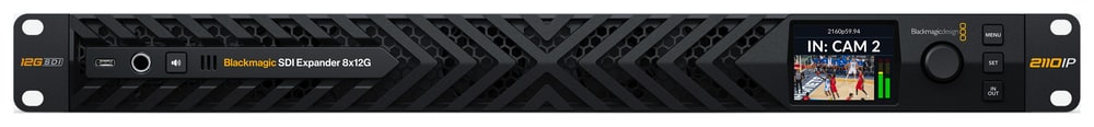 Blackmagic SDI Expander 8x12G – Kontrola izravno u racku